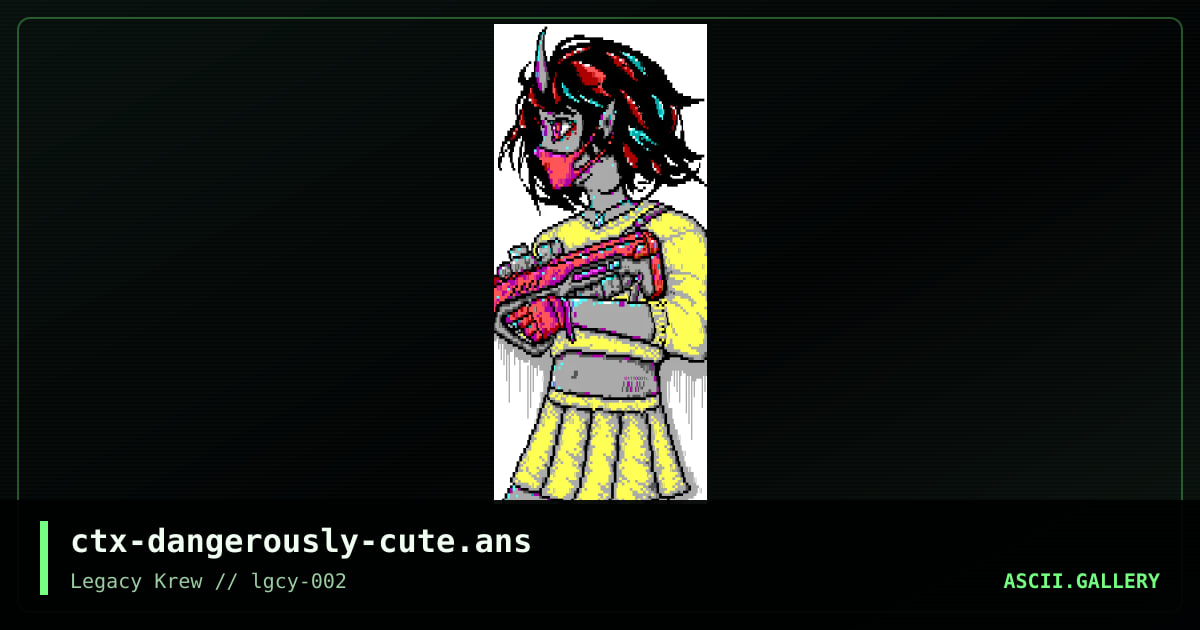 Dangerously Cute, by catx, 2020