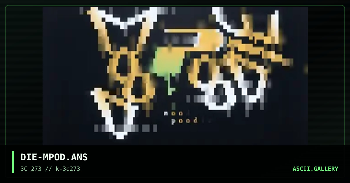 DIE-MPOD.ANS, by dieznyik, 1996