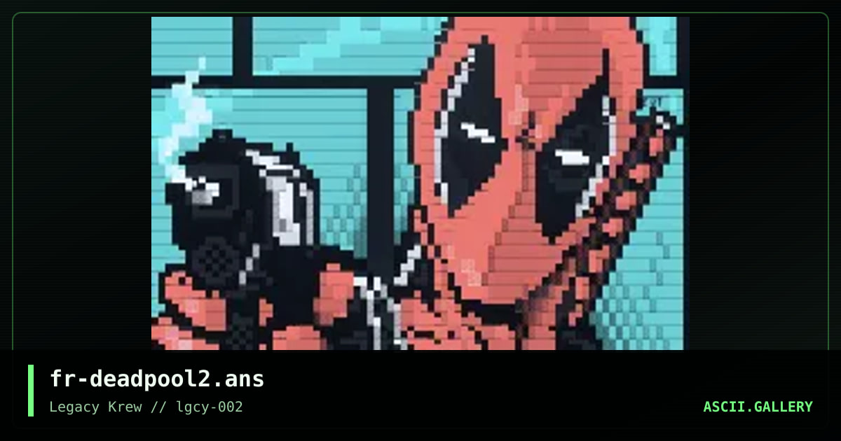 Deadpool 03, by fresh rich, 2020