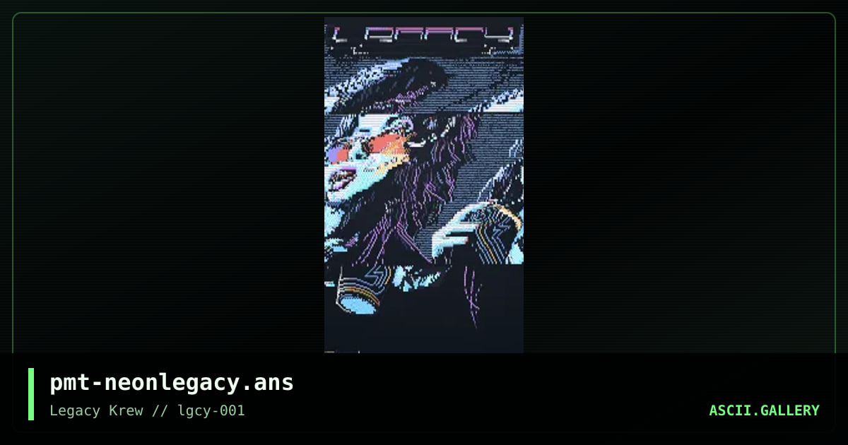 neonlegacy, by prismate, 2019