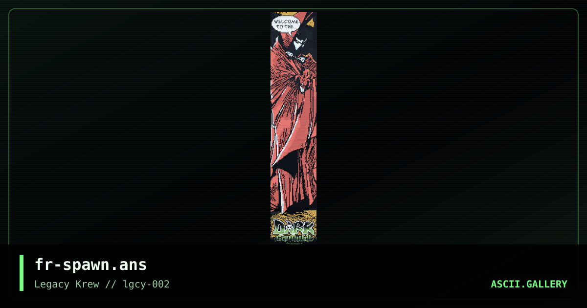 Spawn Scroller, by fresh rich, 2020