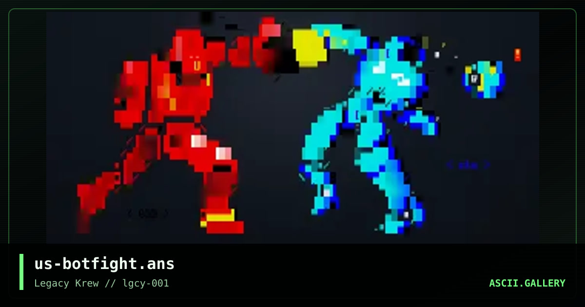 Botfight, by catx, oddfirefox, 2019