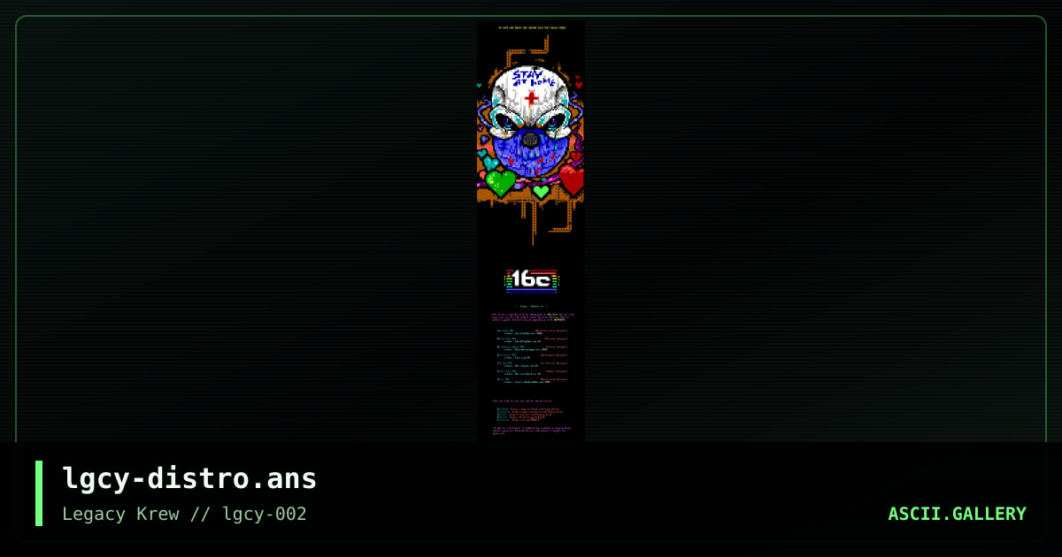 Distro and Social Info, by smooth, 2020