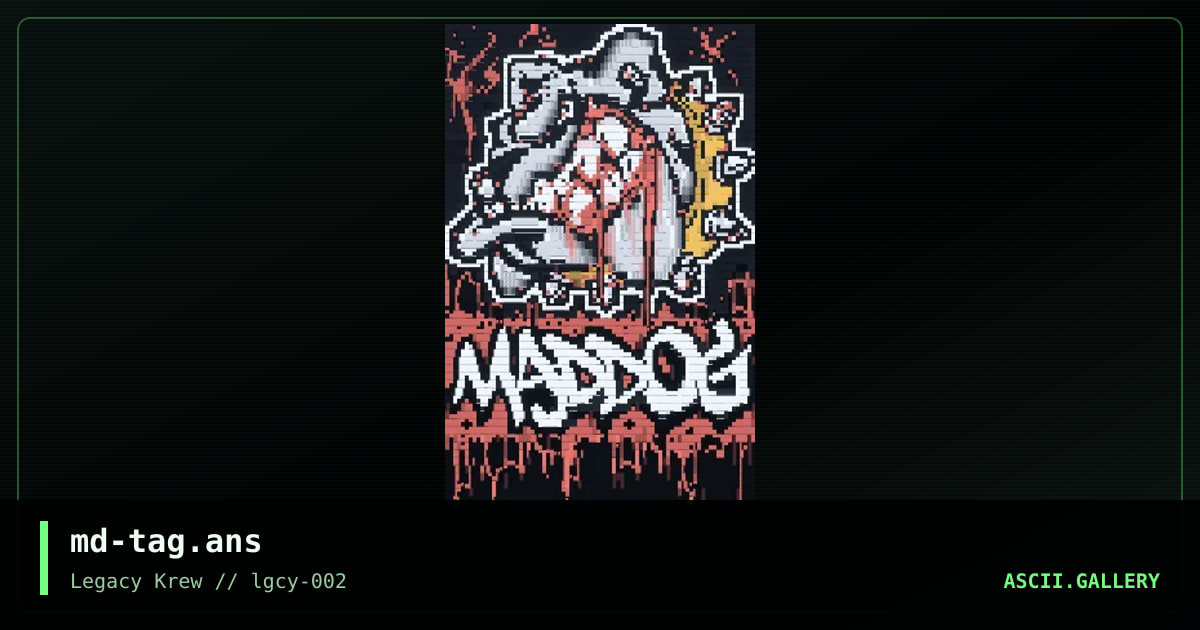 MaDDoGTAG, by maddog, 2020