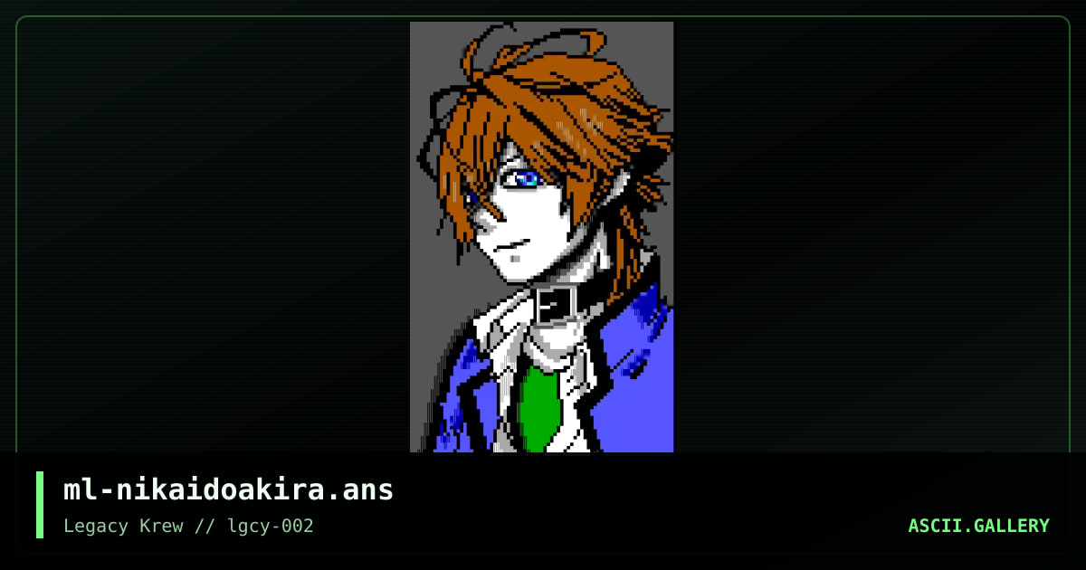 Akira Nikaido, by meatlotion, 2020