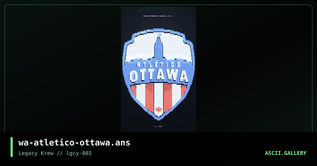 Atletico Ottawa, by warpus, 2020