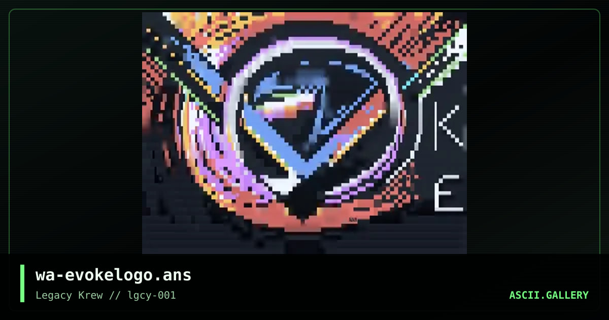 EVOKE 2019, by warpus, 2019