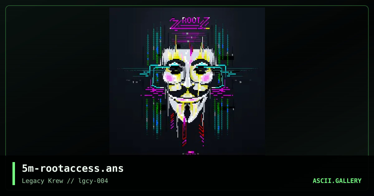 // r00t aCCESS, by smooth, 2022