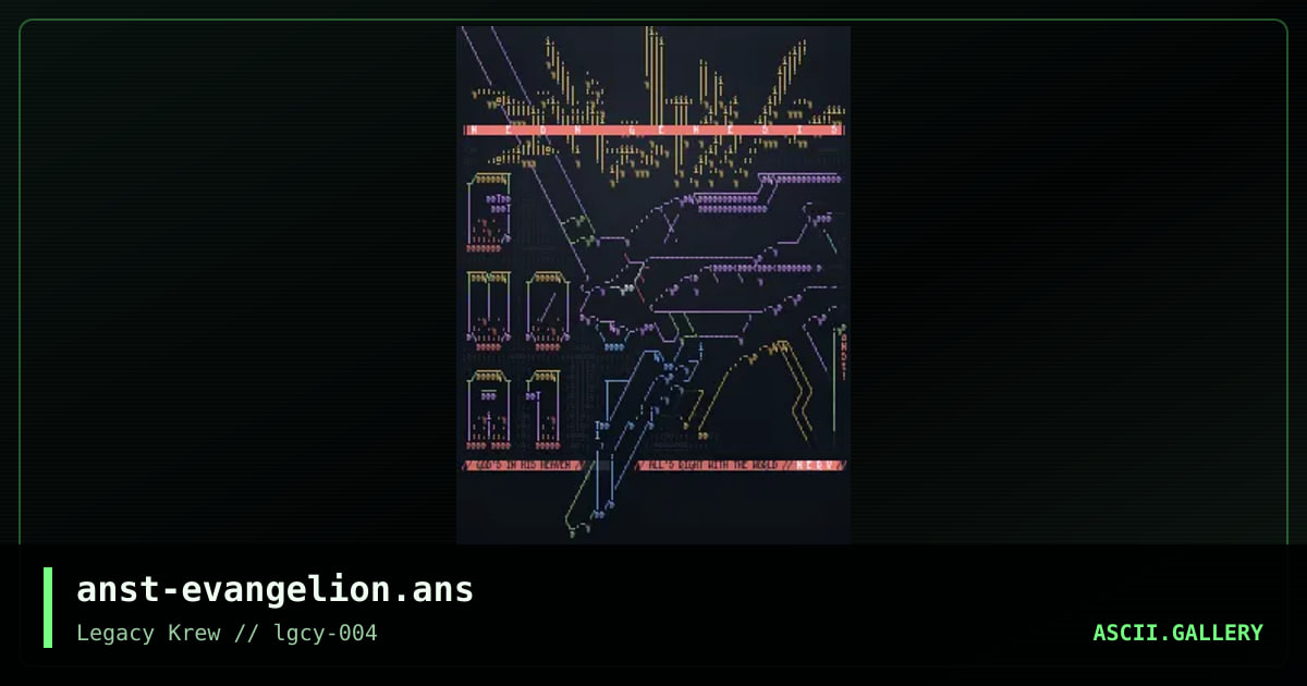 Evangelion, by anachronist, 2022