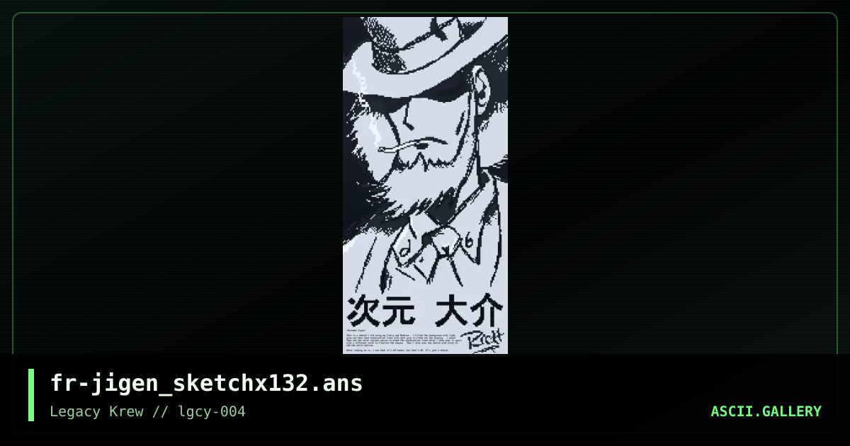 fr-jigen_sketch.ans, by fresh rich, 2022