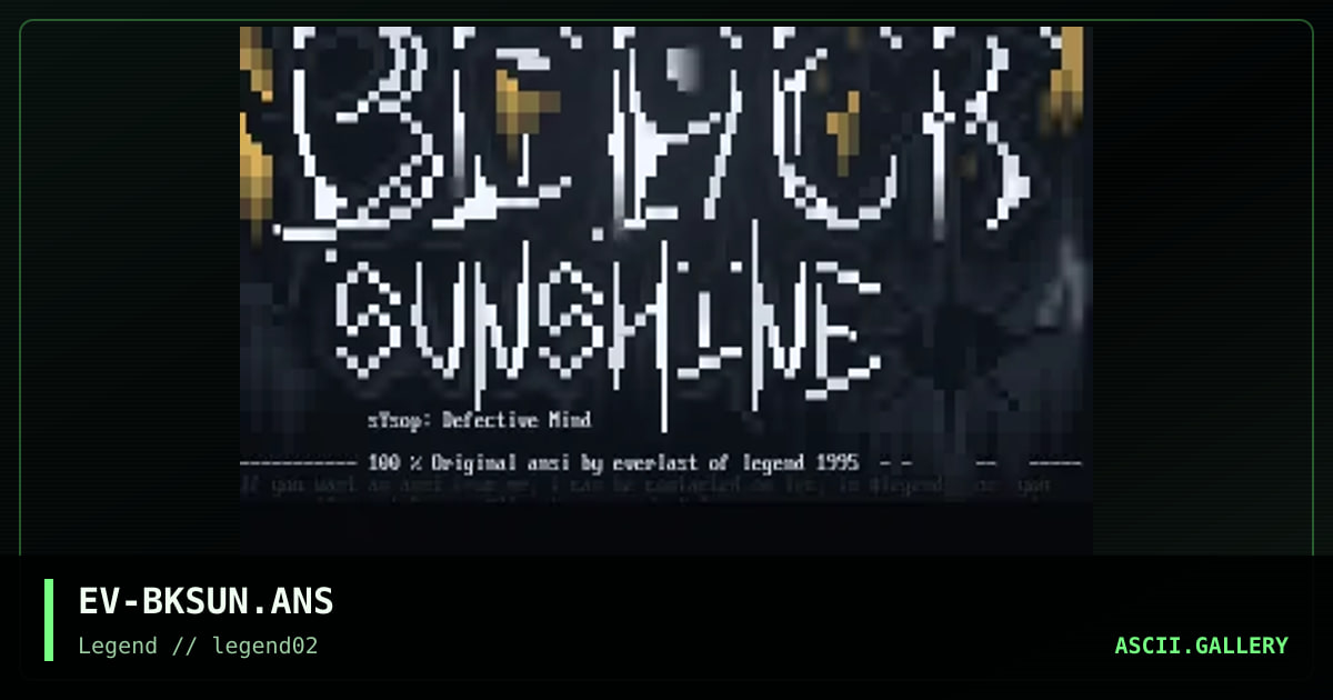 Black Sunshine, by everlast, 1995