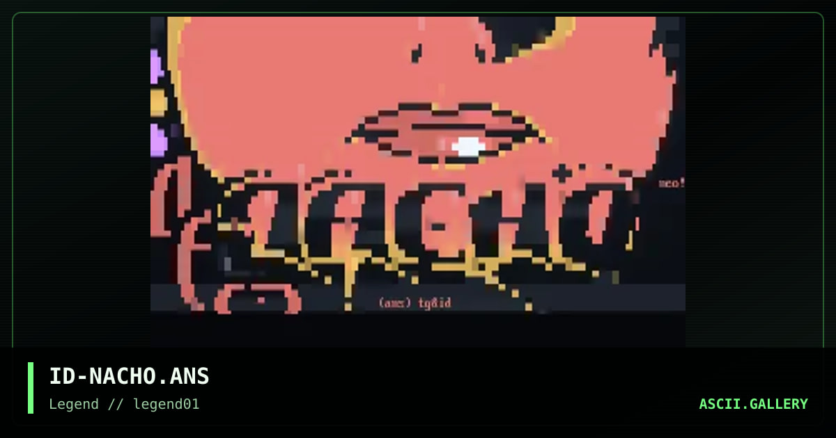 Neo Nacho, by iodine, toon goon, 1995