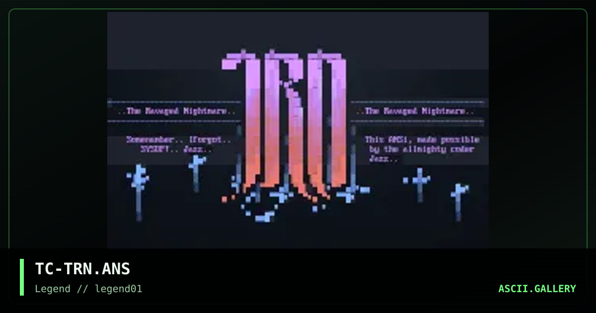 The Ravaged Nightmare, by the clone, 1995