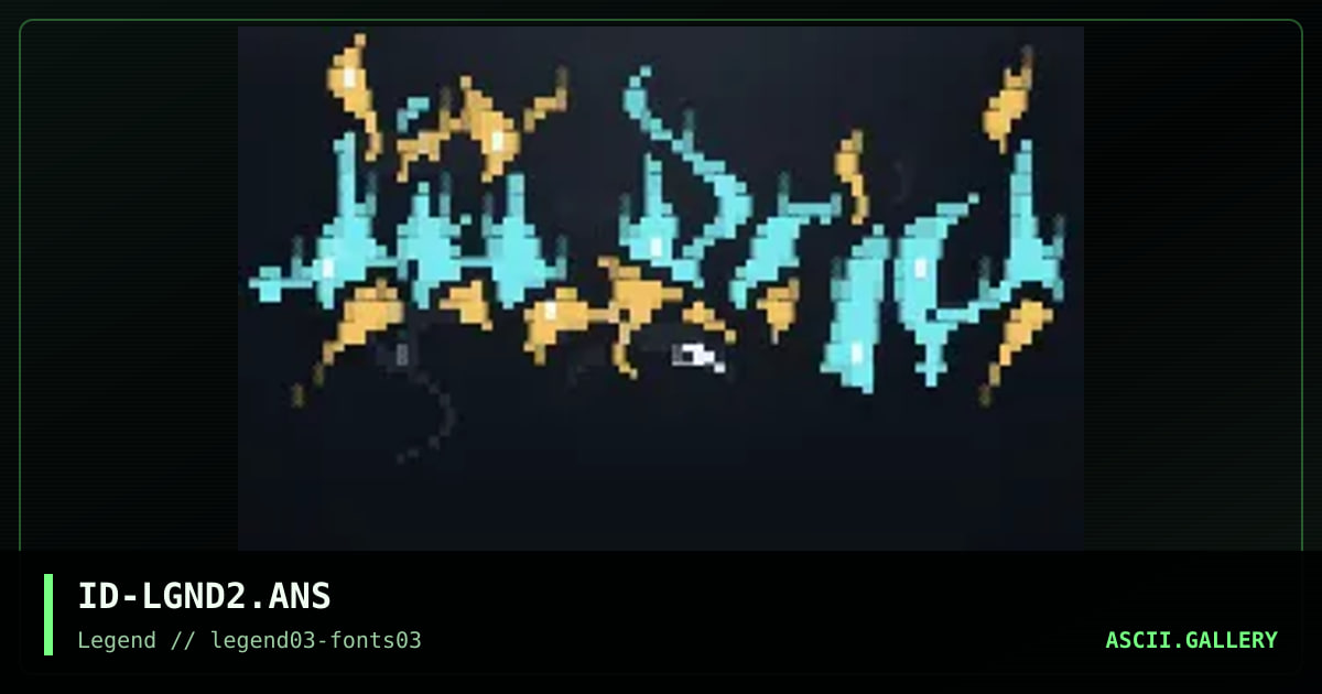 Legend, by iodine, 1995
