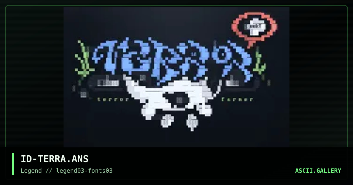 Terror Farmer, by iodine, 1995