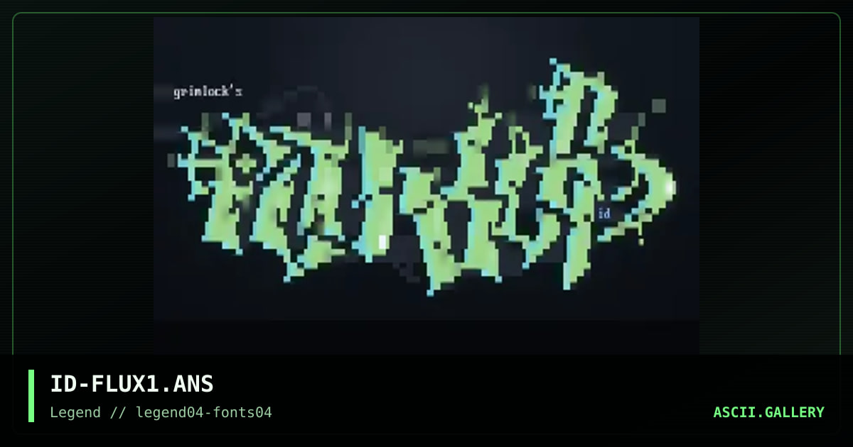Fluxland, by iodine, 1995