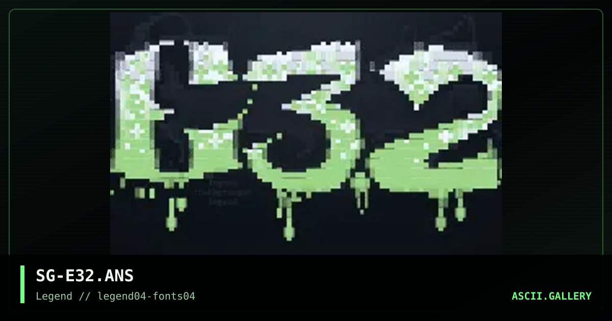 e32, by snake grunger, 1995