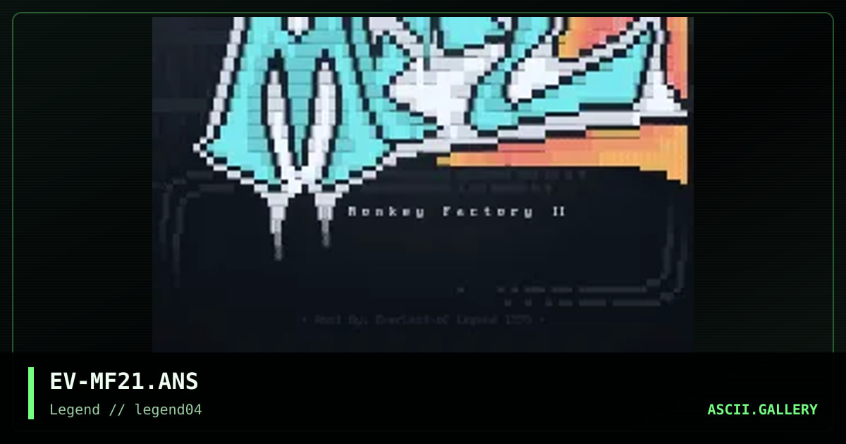 Monkey Factory II, by everlast, 1995