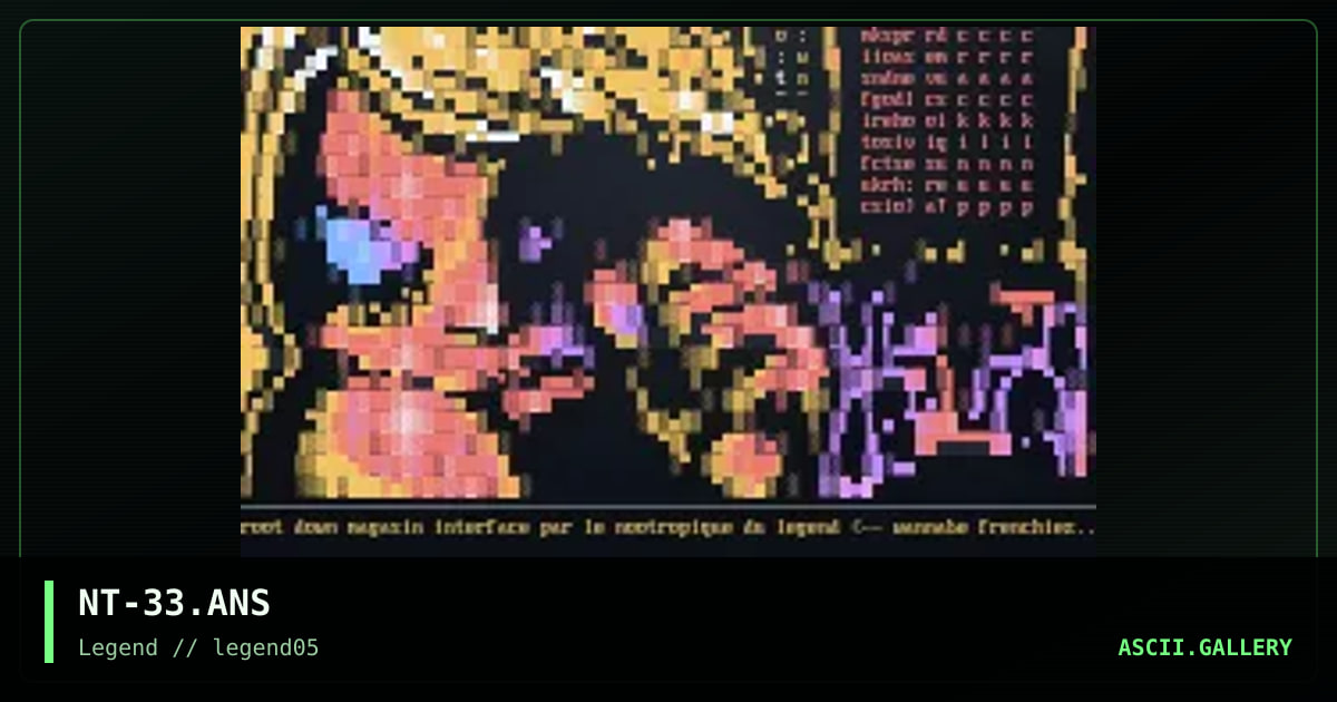 33 meets noot? maybe.., by nootropic, 1995