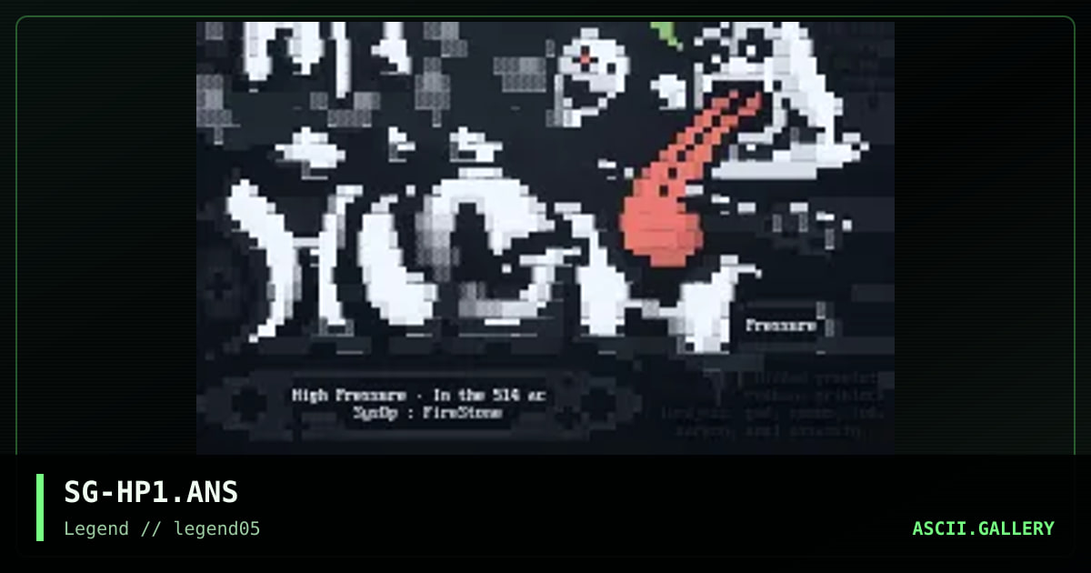 High Pressure, by snake grunger, 1995