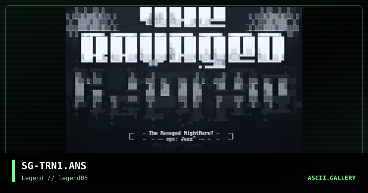 The Ravaged Nightmare, by snake grunger, 1995