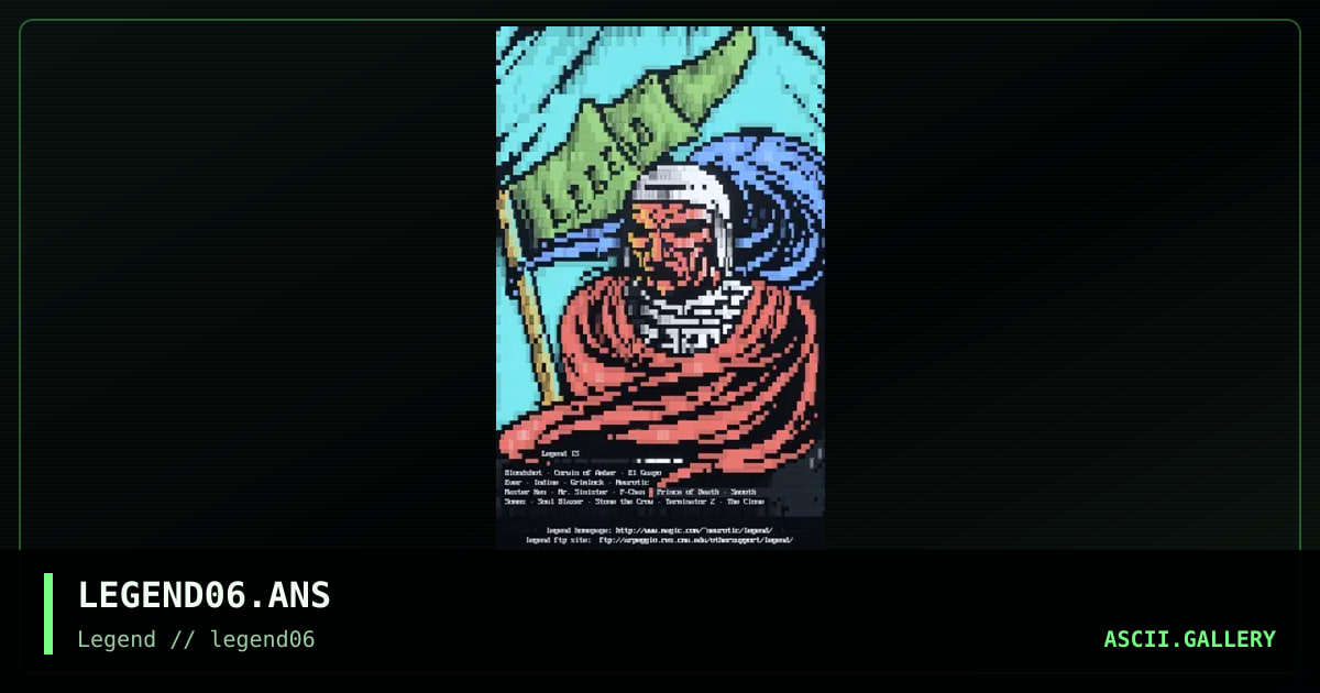 Legend Member Listing, by stone the crow, 1996