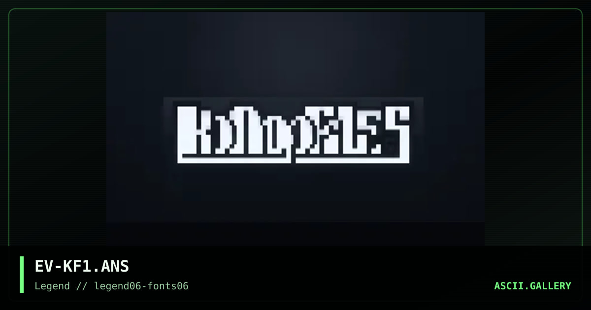 Kongo File Header, by ever, 1996