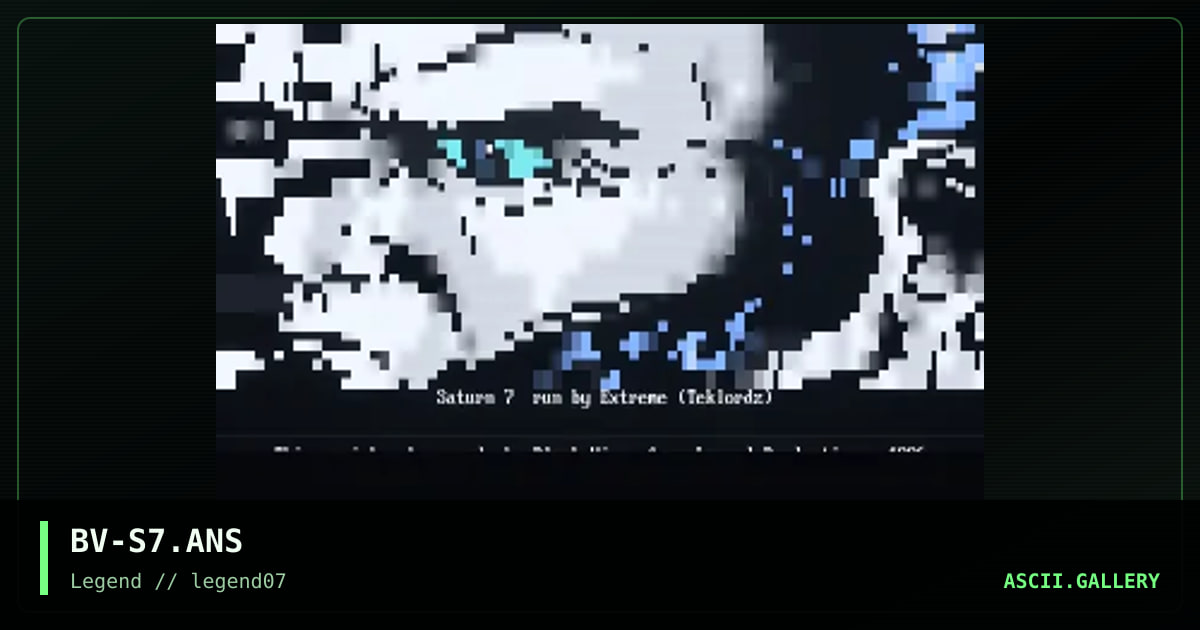 Saturn 7, by black viper, 1996