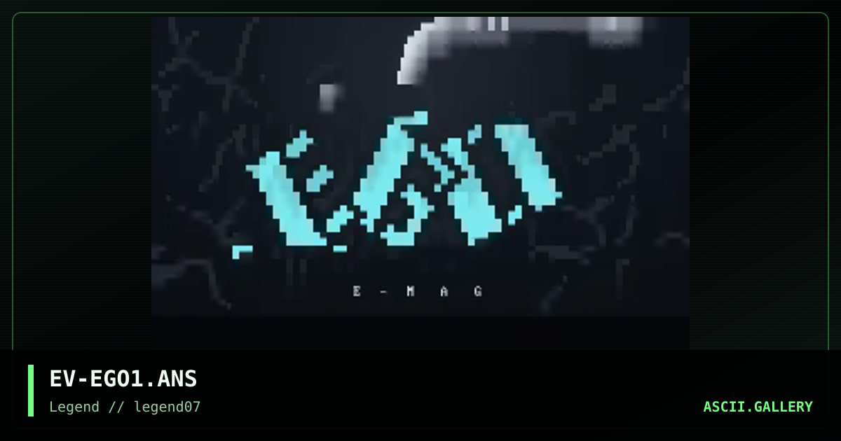 EGO E-Mag, by ever, 1996