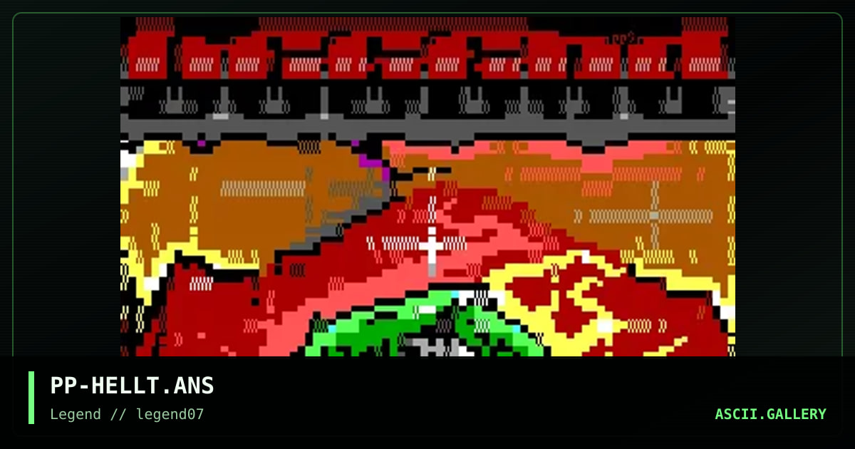 Hell Techent, by pixel pusher, 1996