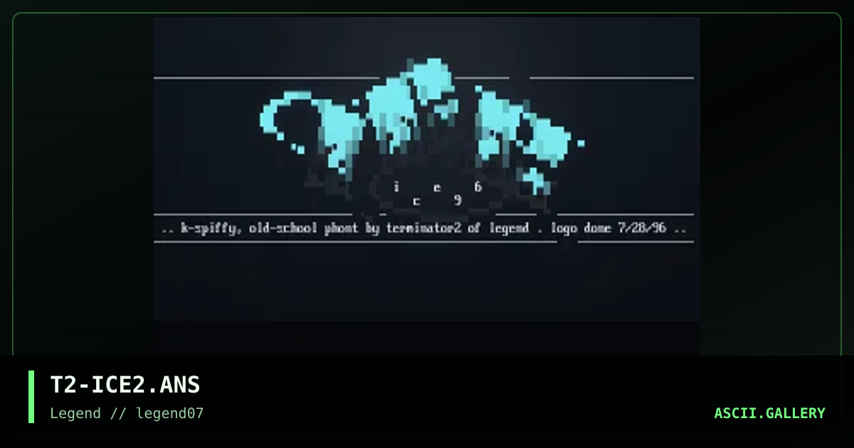 Ice, by terminator2, 1996