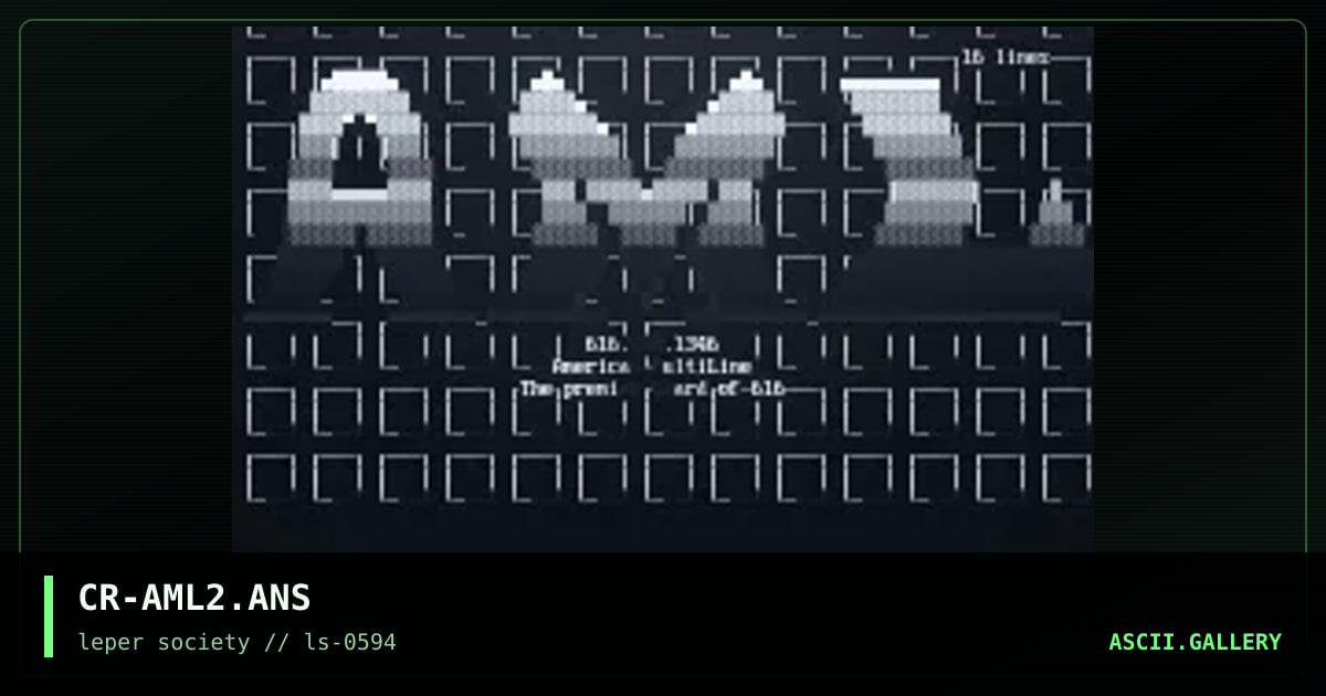 CR-AML2.ANS, by chronic 616, 1994