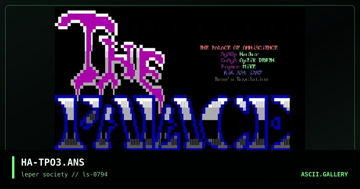 HA-TPO3.ANS, by hacker, 1994