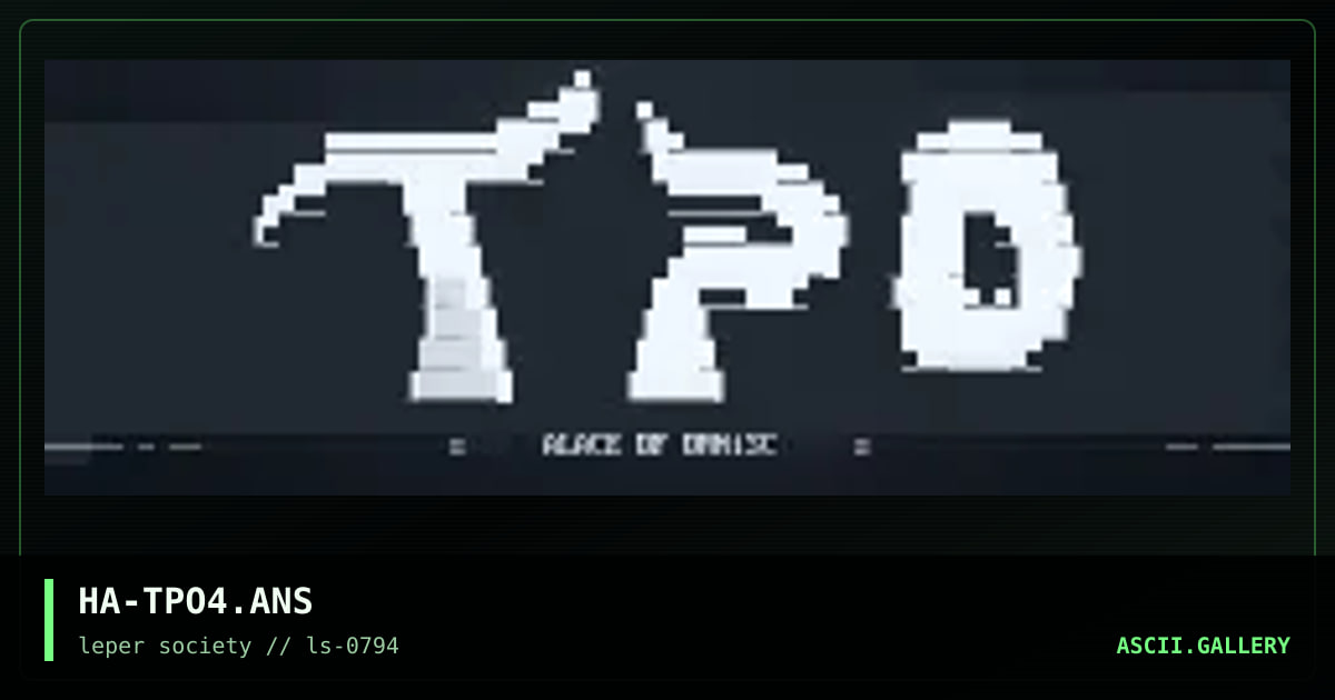HA-TPO4.ANS, by hacker, 1994