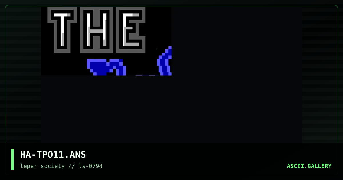 HA-TPO11.ANS, by hacker, 1994
