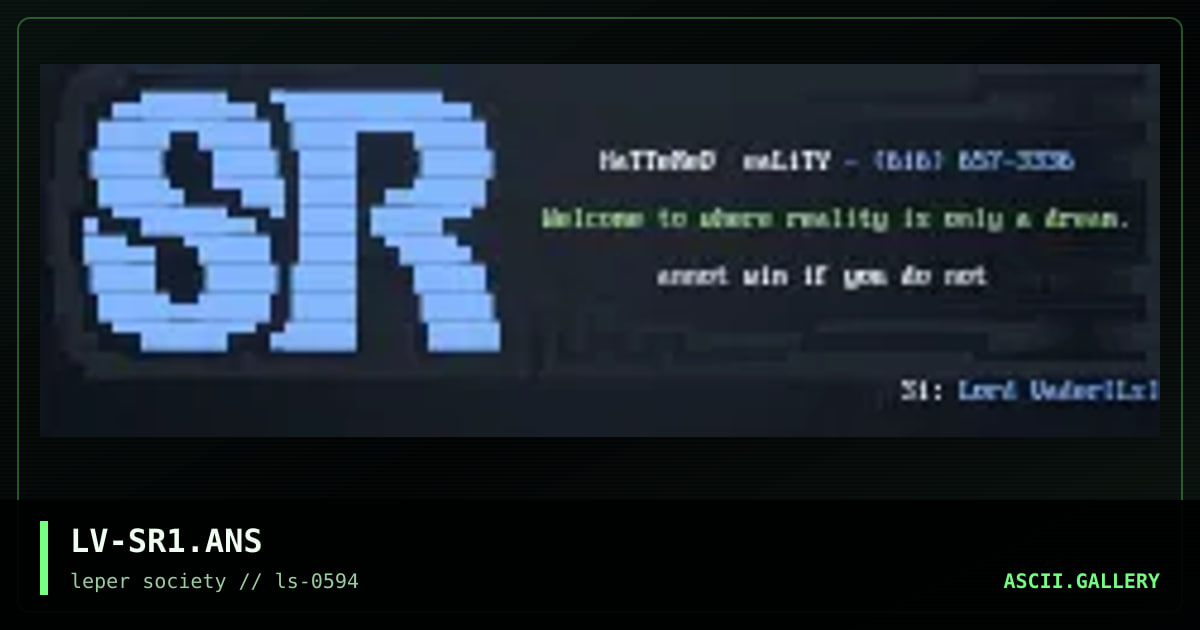LV-SR1.ANS, by lord vade, 1994