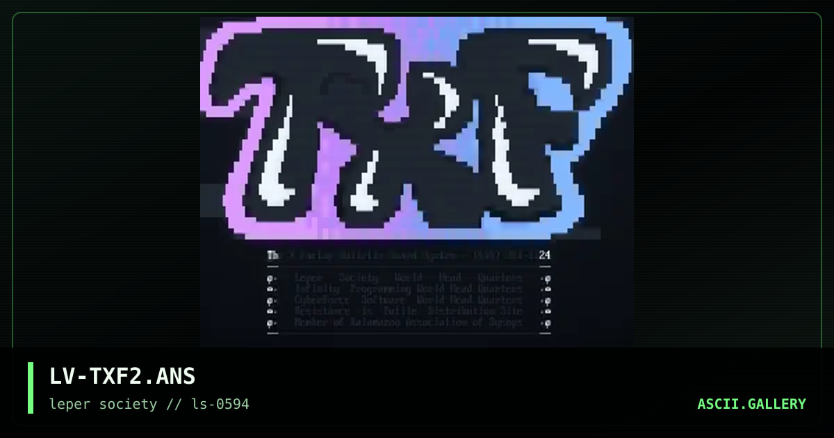 LV-TXF2.ANS, by lord vade, 1994