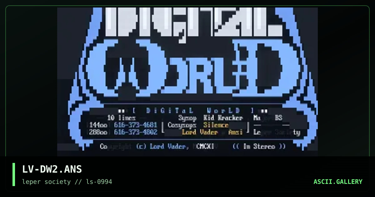 LV-DW2.ANS, by lord vade, 1994