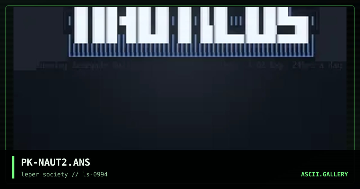 PK-NAUT2.ANS, by psichosonic, 1994