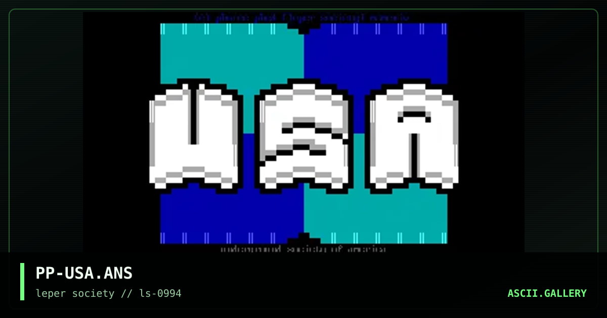 PP-USA.ANS, by phorce phed, 1994
