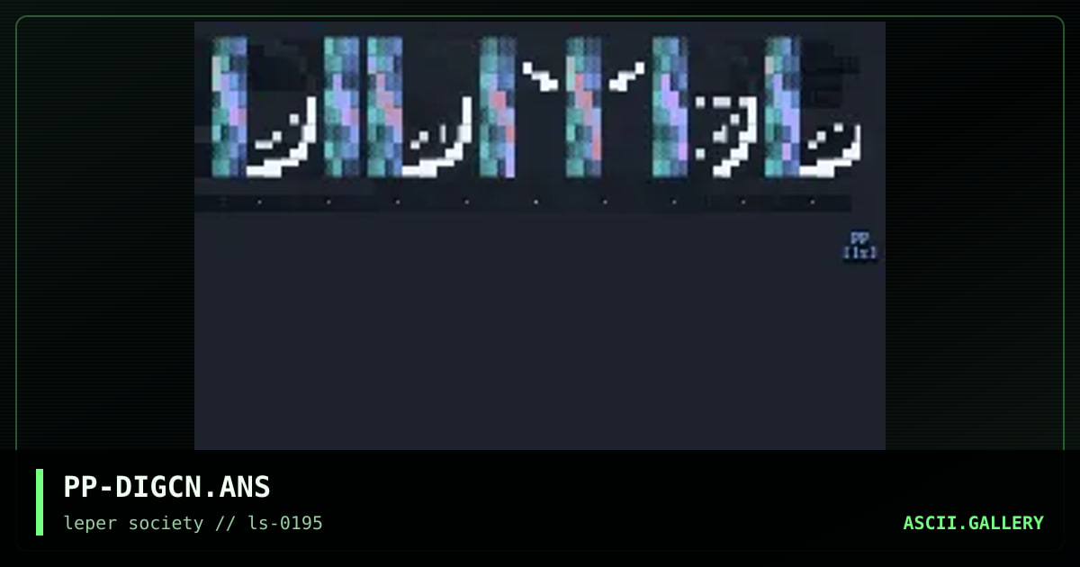digital connection, by phorce phed, 1995