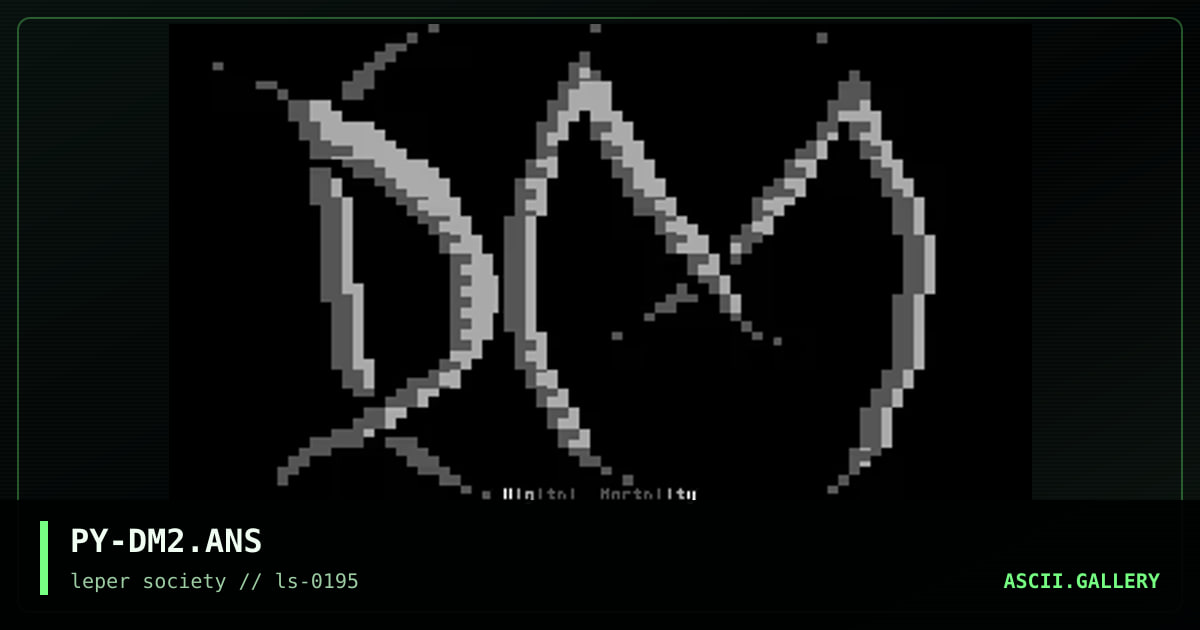 digital mortality ansi ii, by phelony, 1995