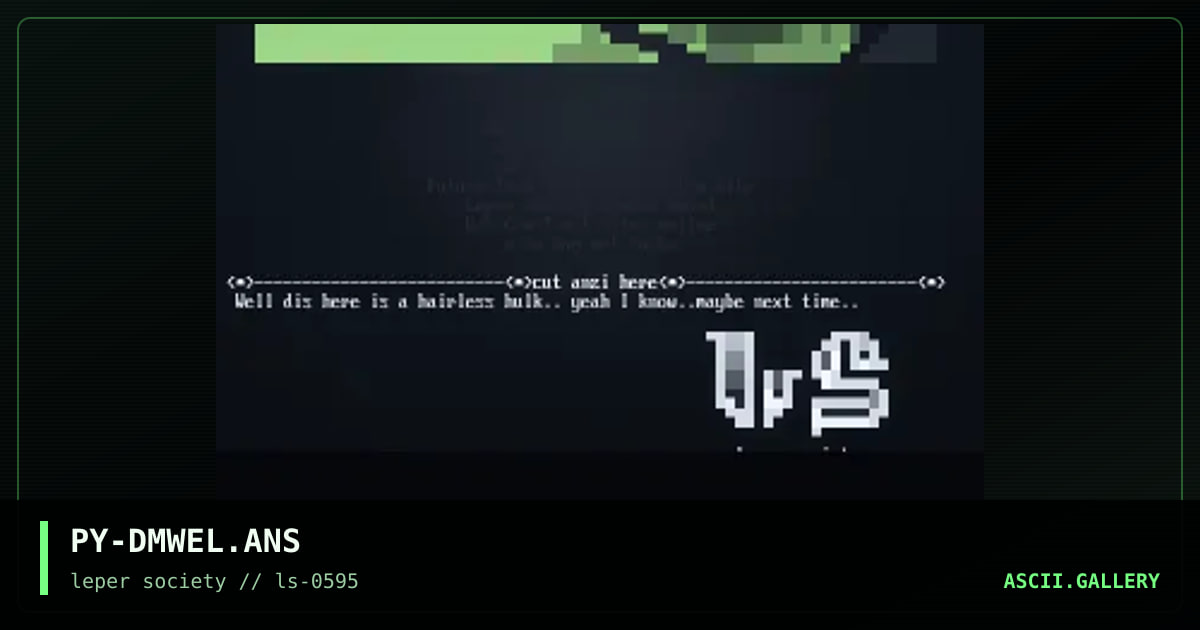 digital mortality ansi, by phelony, 1995