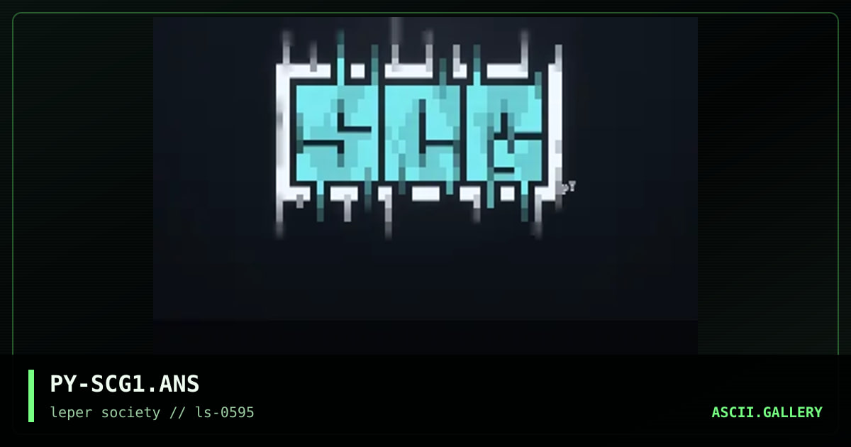scg, by phelony, 1995