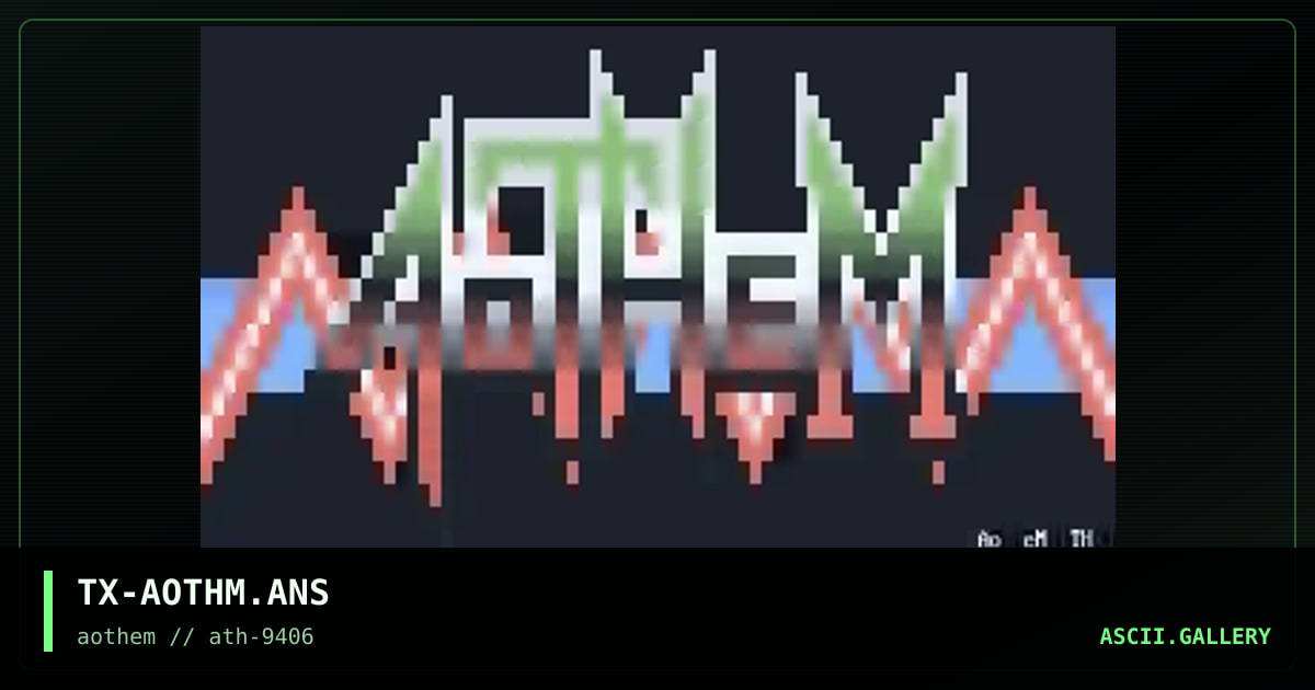 TX-AOTHM.ANS, by thx, 1994