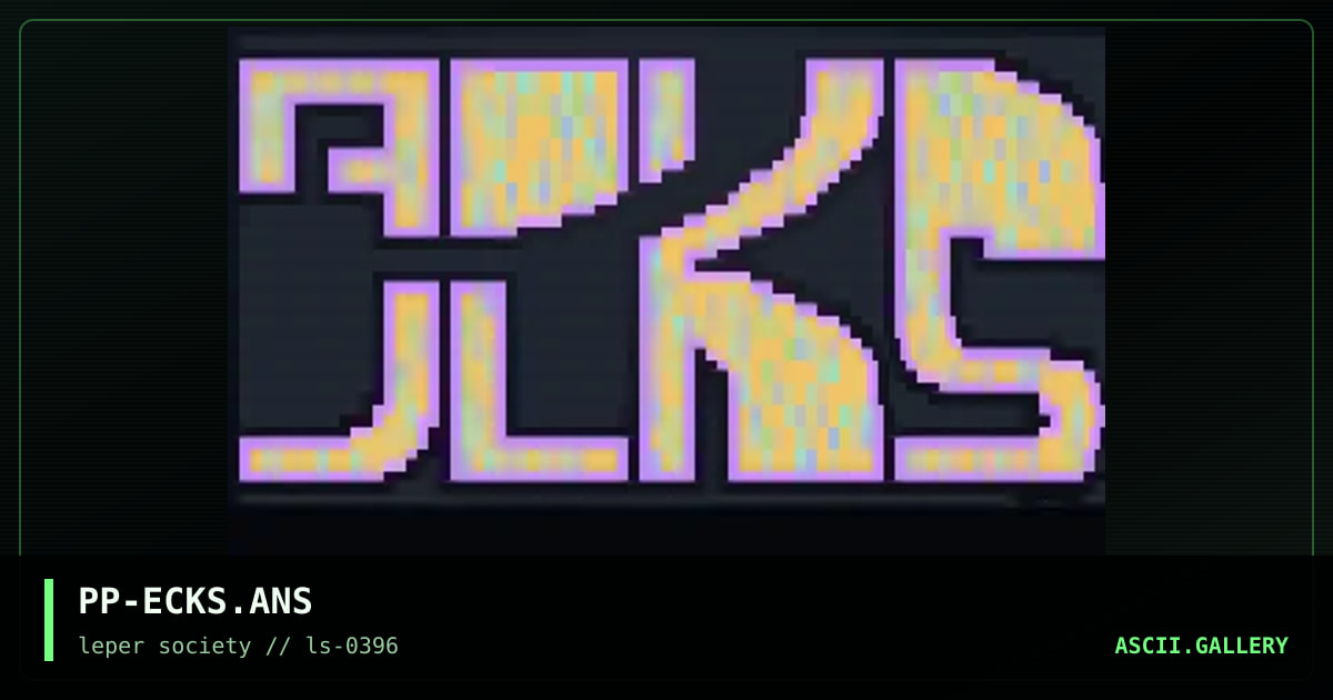 ecks, by phorce phed, 1996
