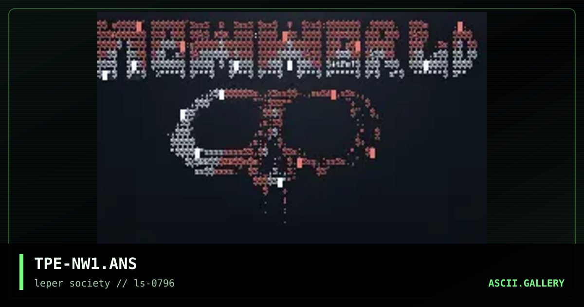 fucked world, by the platinum eagle, 1996