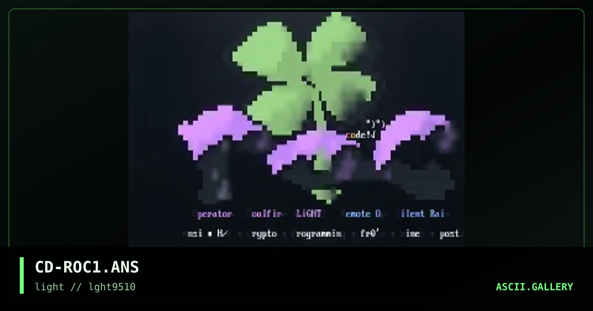 CD-ROC1.ANS, by code, 1995