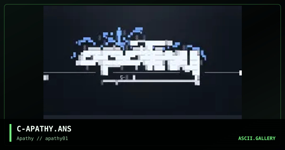 Apathy Logo, by captin, 1995