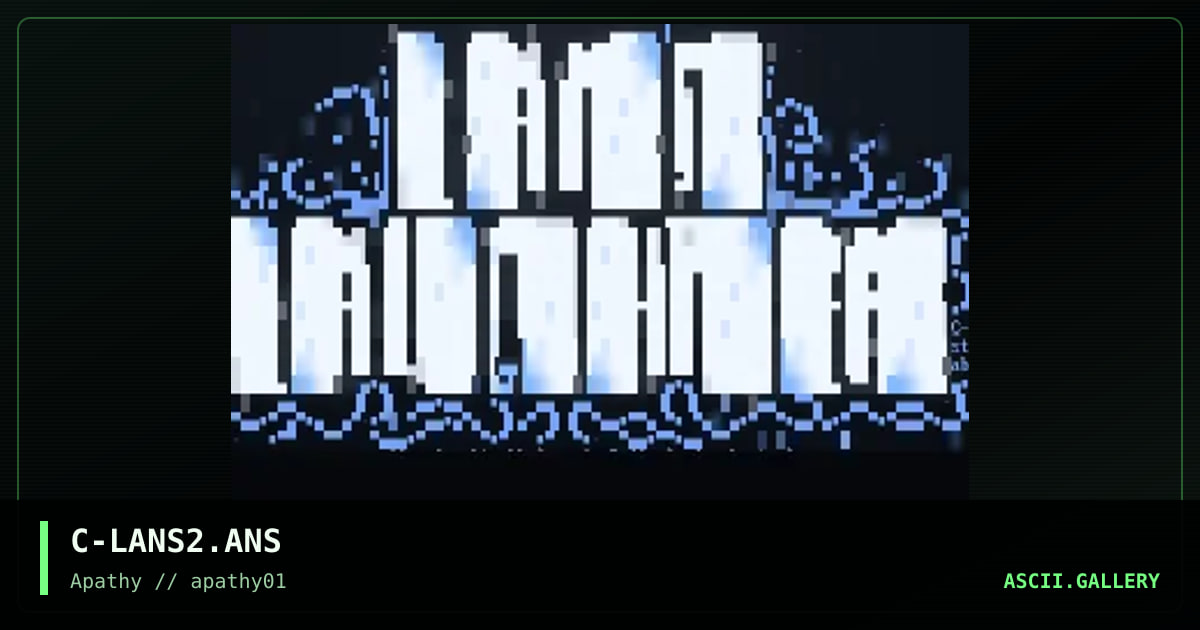 Lan's Laughter, by captin, 1995